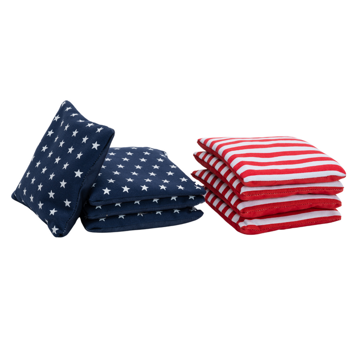 2x4 Cornhole Bags - America - Granulaat vulling - Dubbelzijdig Cornhole Bags Wicked Wood Games