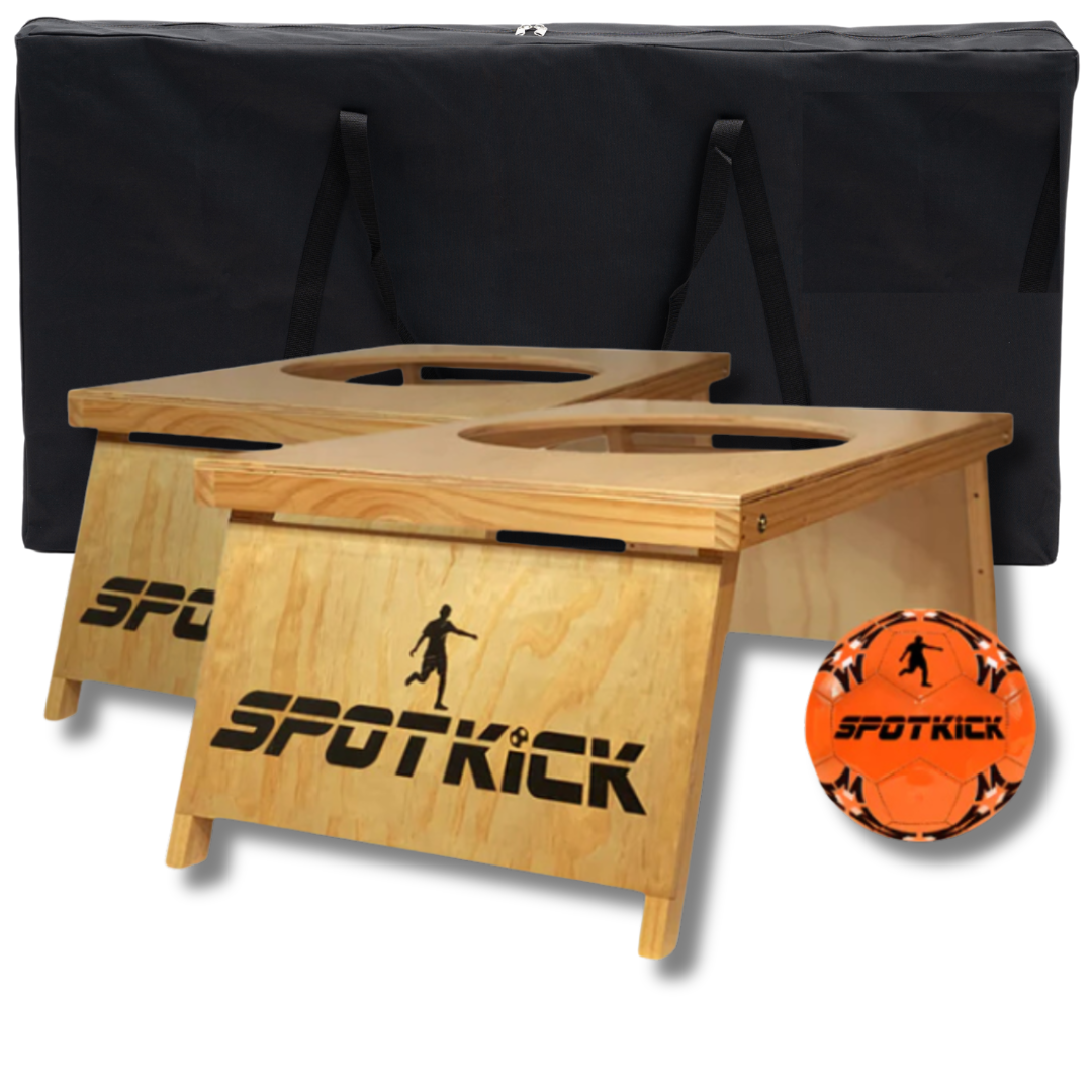 Custom Spotkick - Complete Set Eigen Design - Inclusief 2x boards / Voetbal / Draagtas Cornhole sets Spotkick