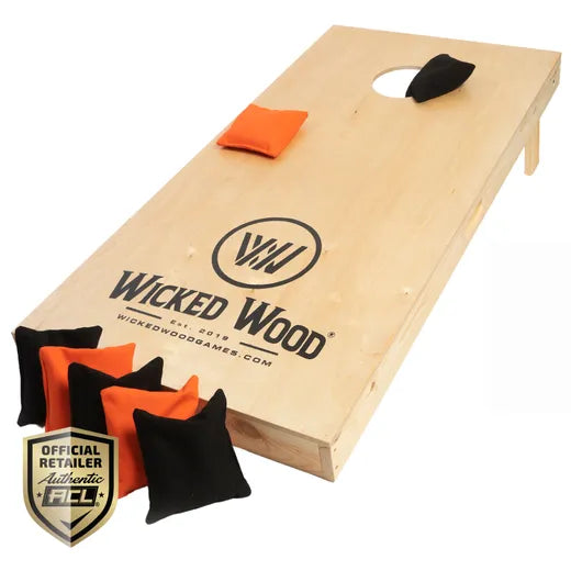 Cornhole Starting Kit - 120x60 - 1x Board / 2x4 Bags Cornhole sets Wicked Wood Games