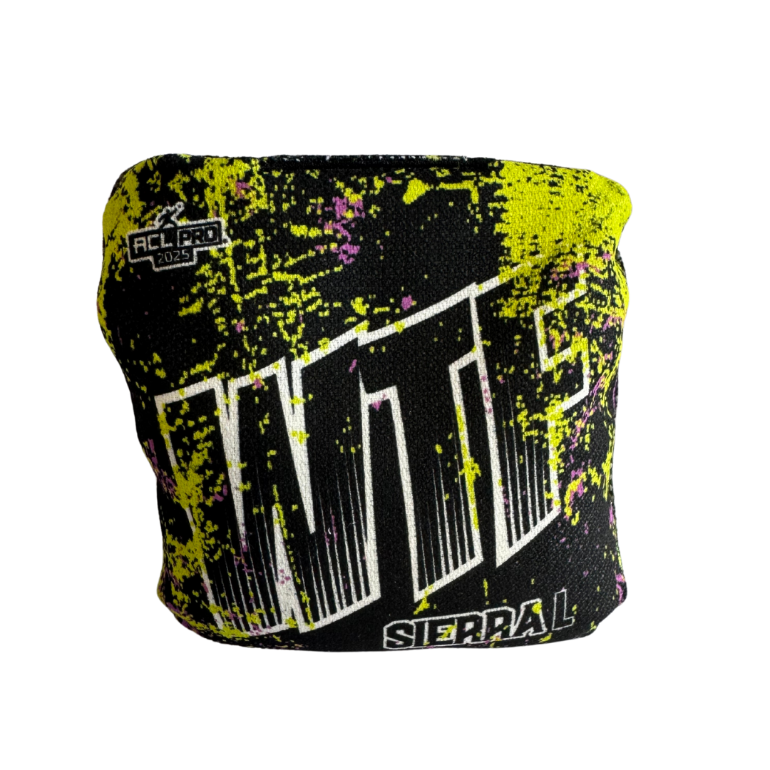 WTF - Sierra - ACL Pro Bags - 2025 Cornhole Bags Wicked Wood Games L-Yellow-Black